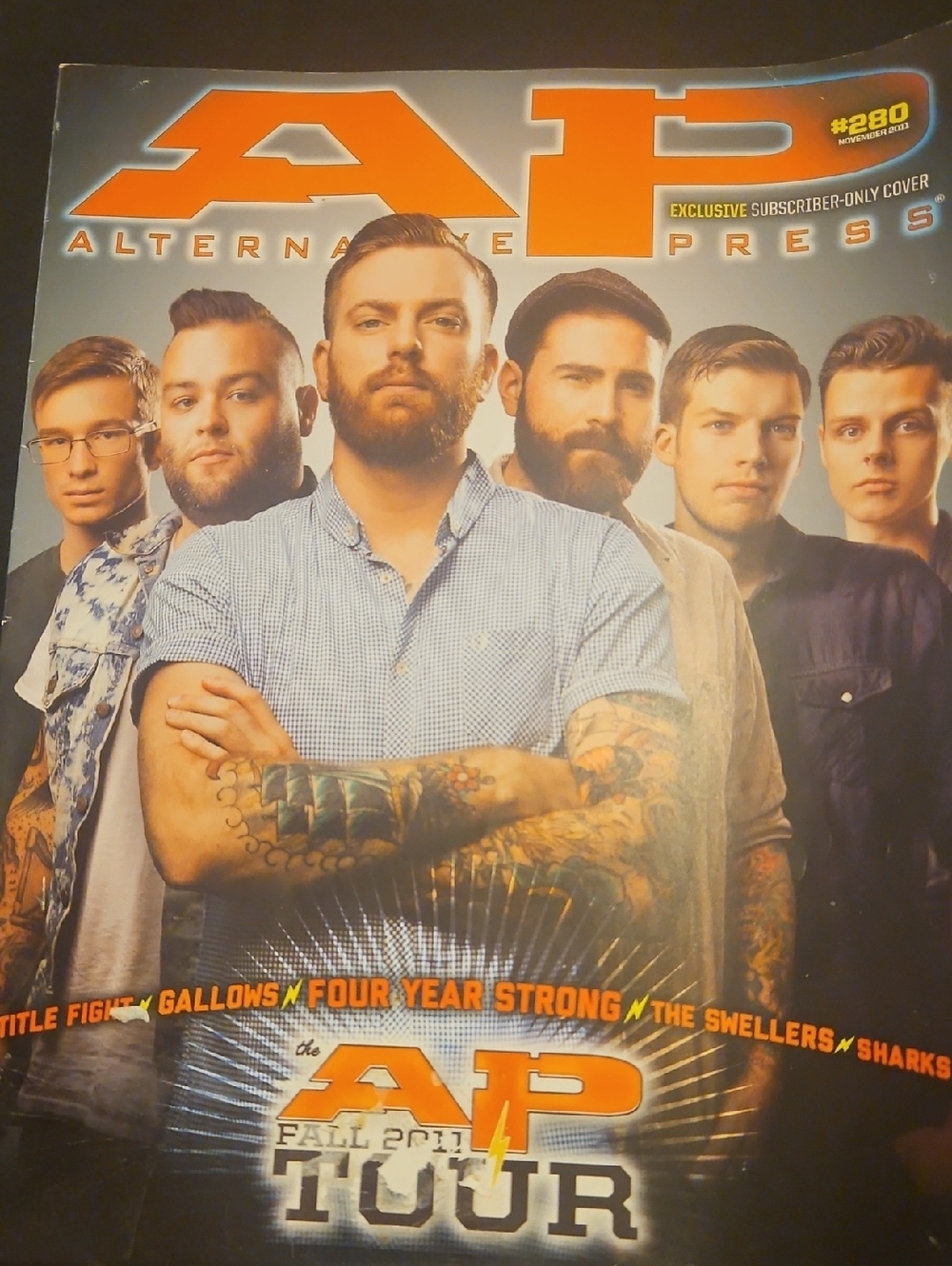 Four Year Strong AP Magazine and Poster  #280 November 2011